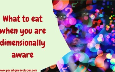 What to eat when you are dimensionally aware